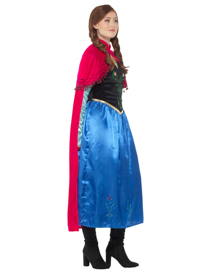 Vue de profil du déguisement de princesse de conte de fées