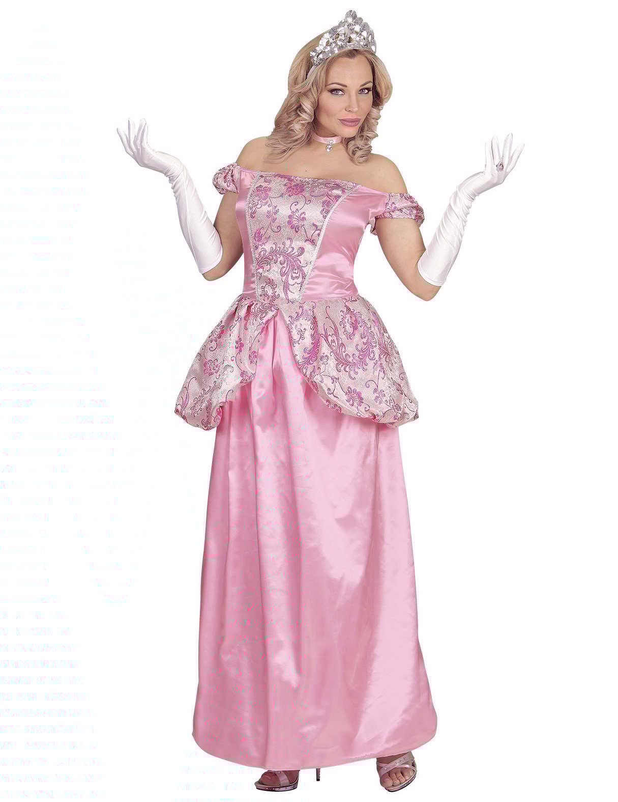 Pasle rózsaszín hercegnő álruhás nő