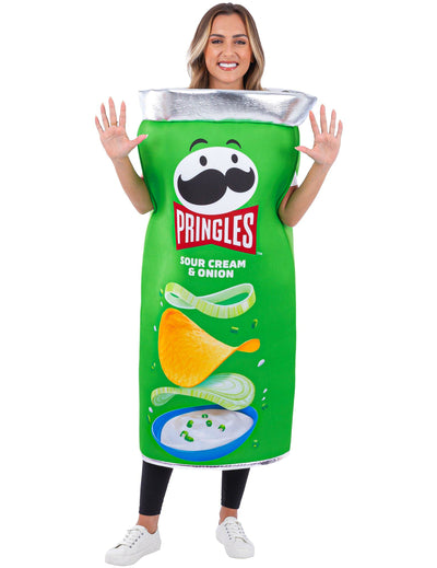 Pringles® tejfölös-hagymás ízű jelmez felnőtt
