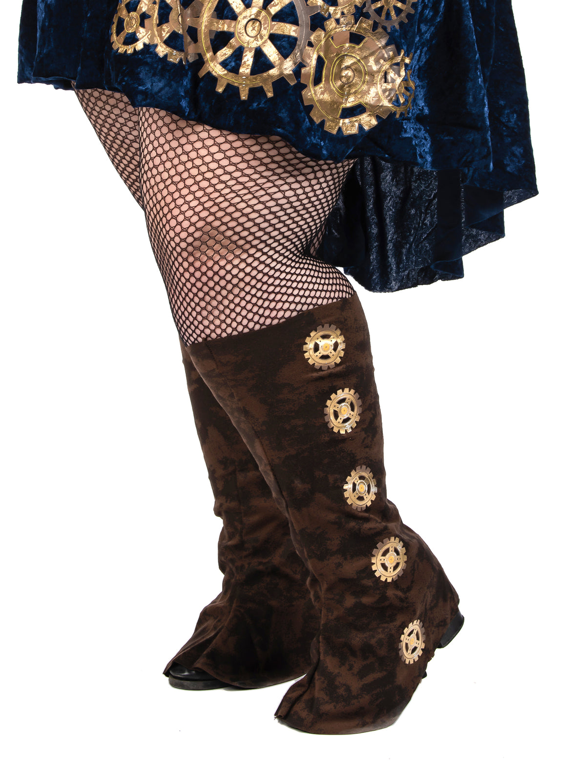 Futurisztikus retro álruhás steampunk nagy méretű nő