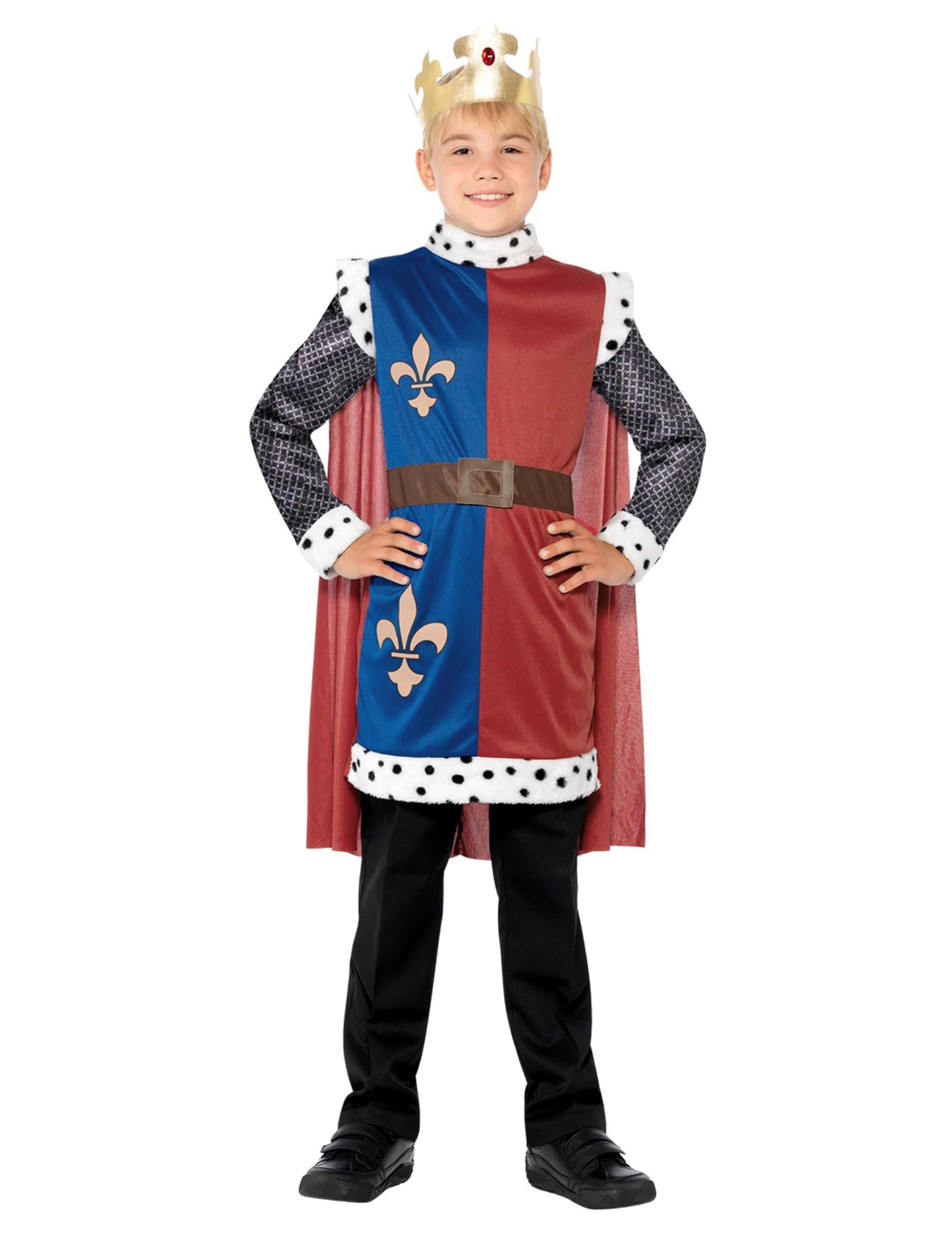 Mémieval fiú király jelmez