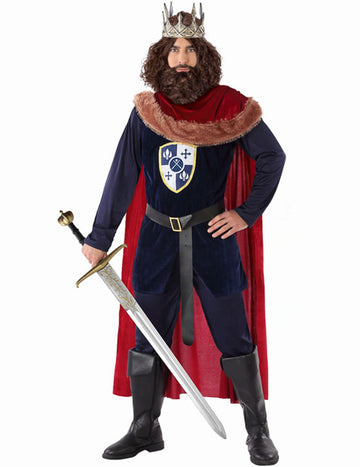 Középkori király férfi jelmez