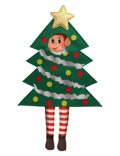 Karácsonyfa jelmez a Joker elf babának