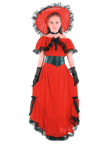 Piros lány scarlett jelmez