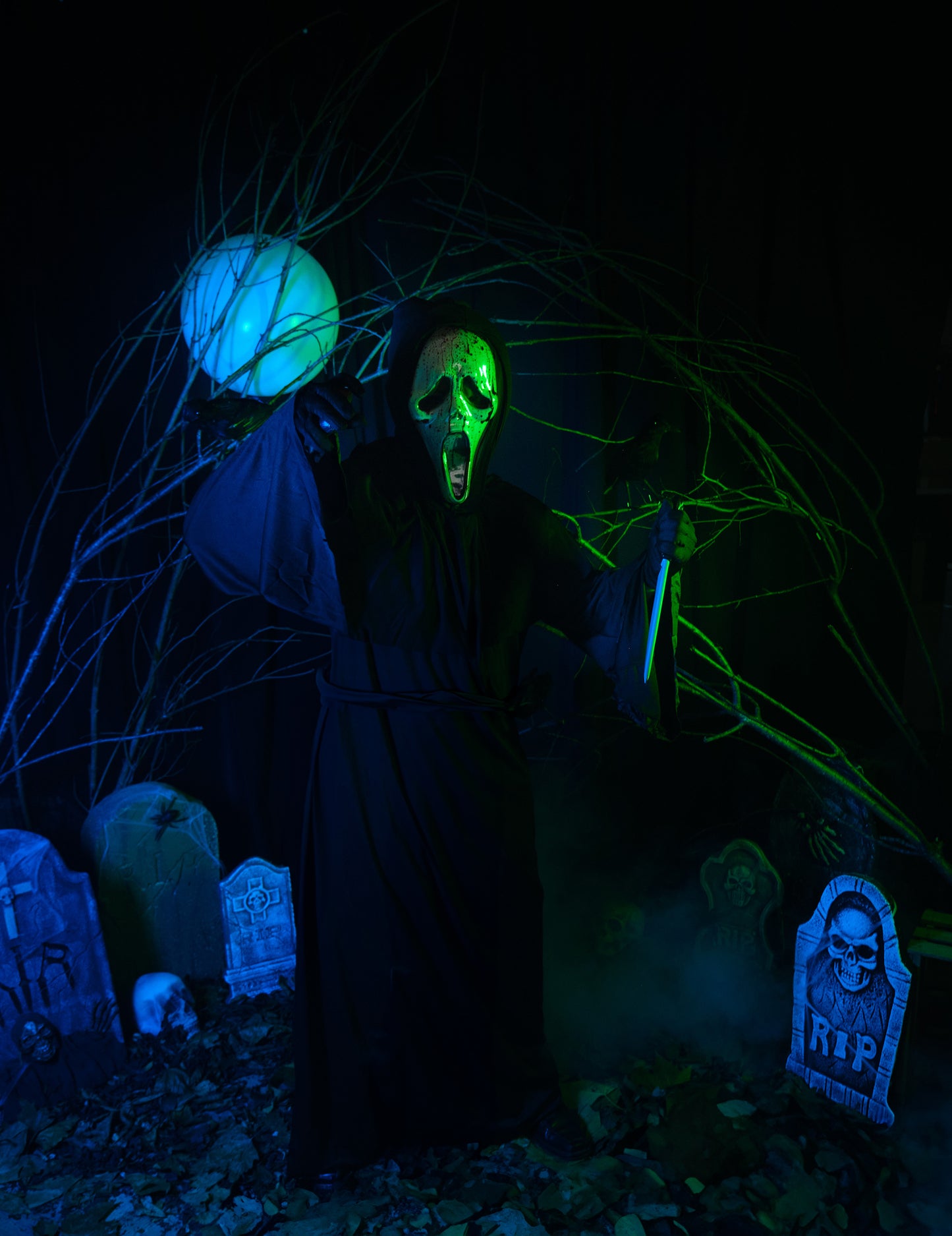 Scream™ felnőtt jelmez véres maszkkal 