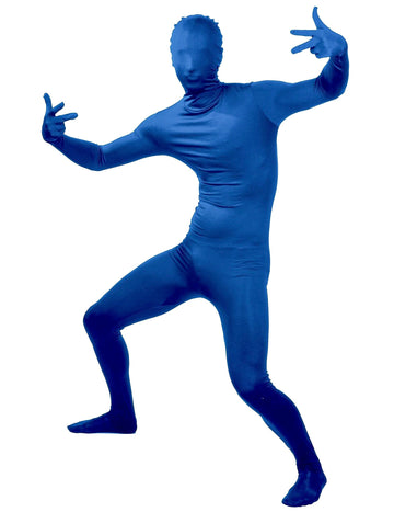 Felnőtt kék második bőr jelmez