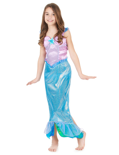 Frontalis nézet a sellő jelmez kislányoknak