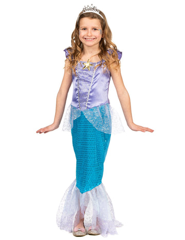 Lány sziréna jelmez