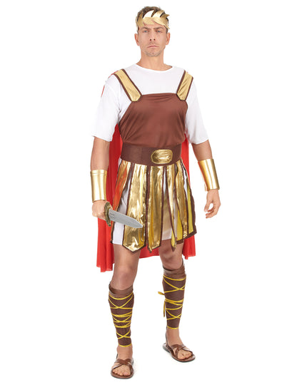 Római gladiátor jelmez, vörös köpeny férfiaknak