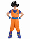 Déguisement Son Goku Dragon Ball Z pour adulte orange et bleu