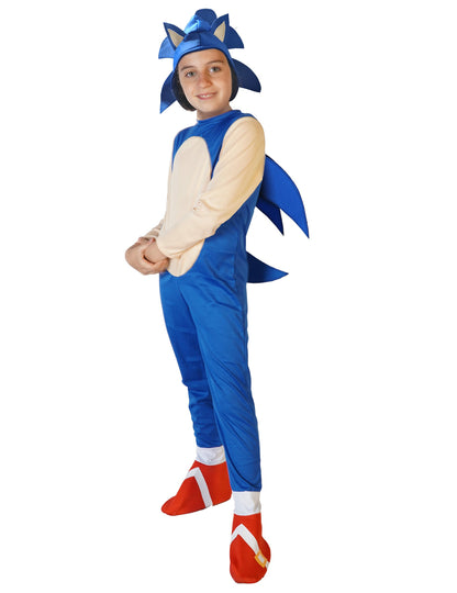 Sonic álruhában a sündisznó gyermeket