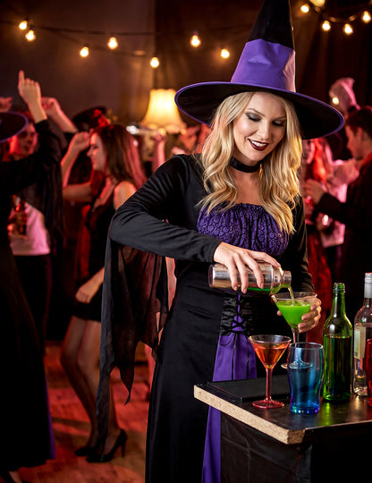 Halloween nő boszorkány álruhája