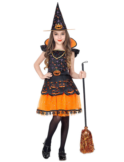 Lány tök boszorkány jelmez 