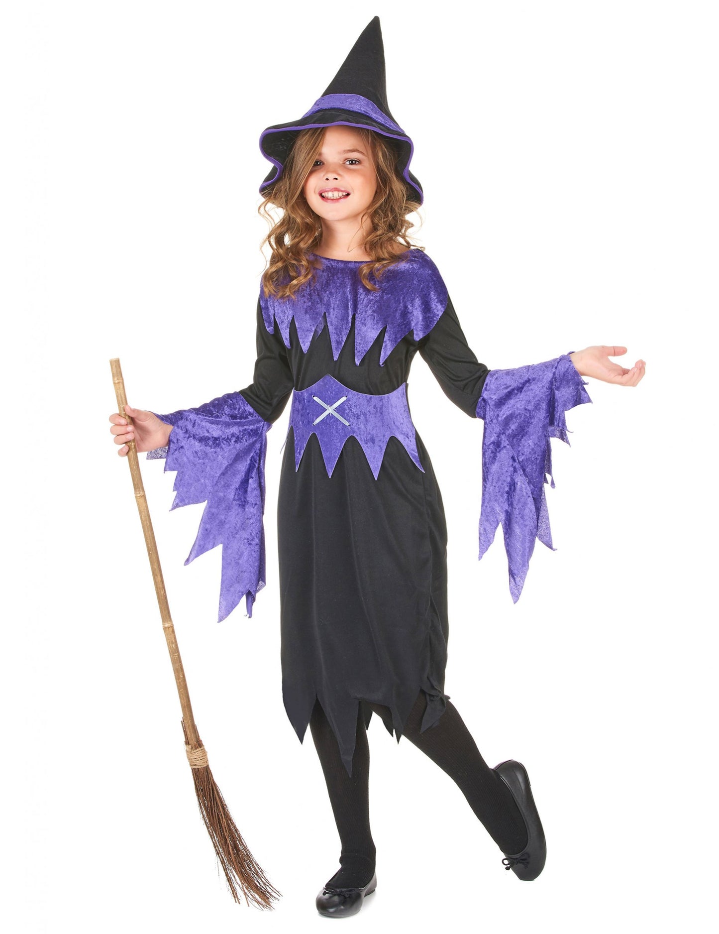 Halloween lány lila álruhás