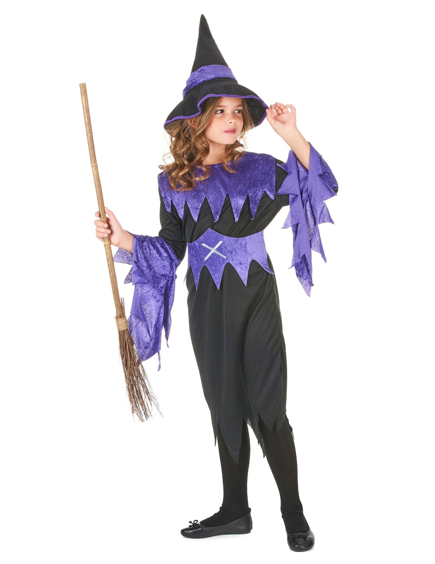 Halloween lány lila álruhás