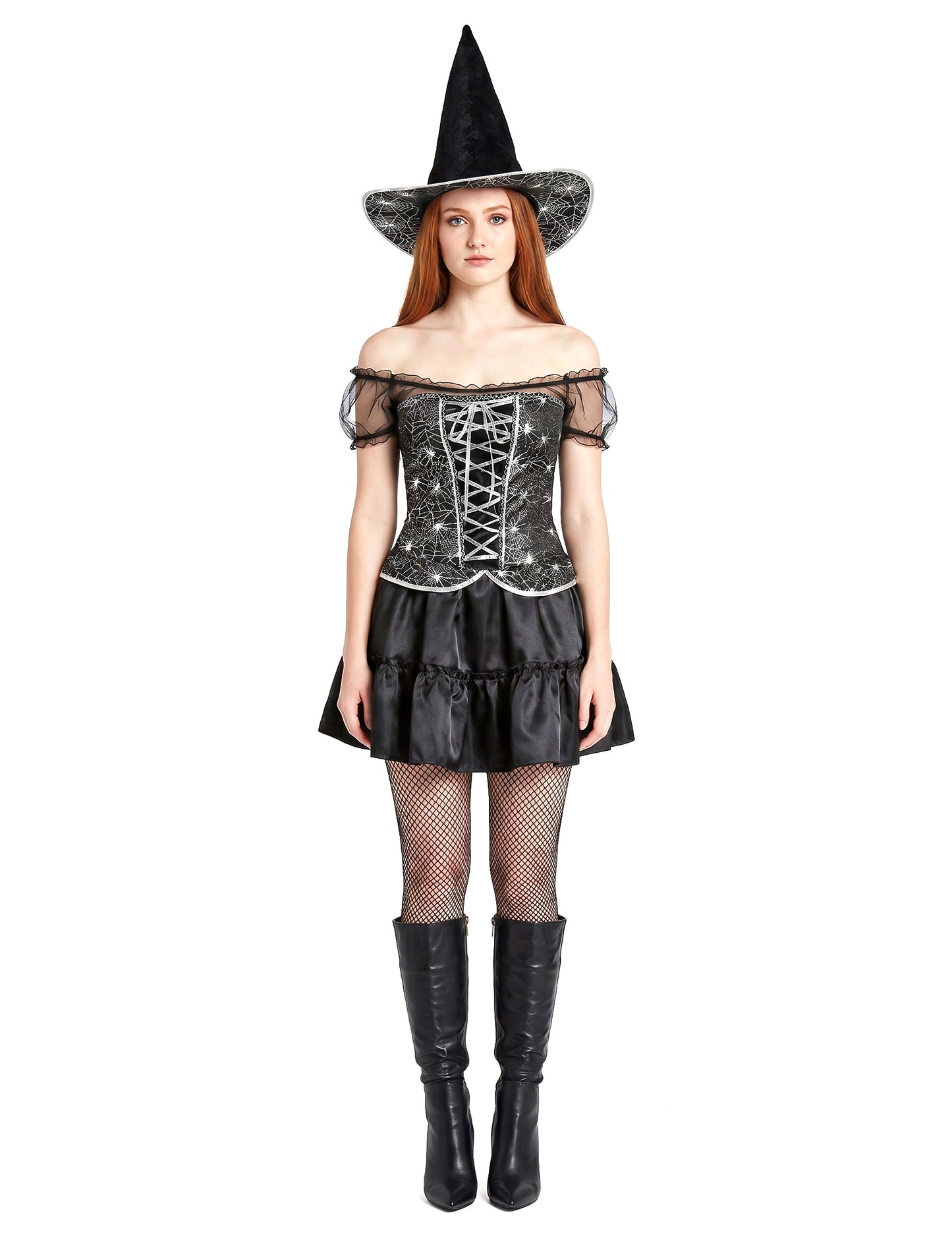 Déguisement sorcière sexy à corsage femme Halloween