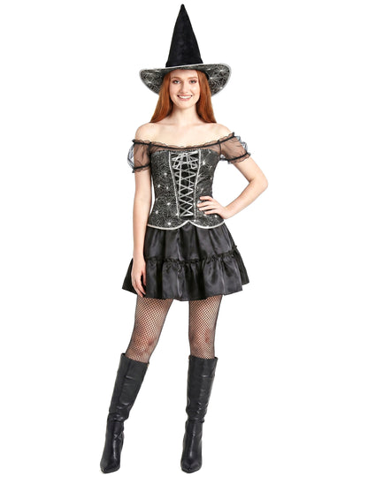 Déguisement sorcière sexy à corsage femme Halloween