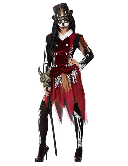 Vaudou nő boszorkány álcáz