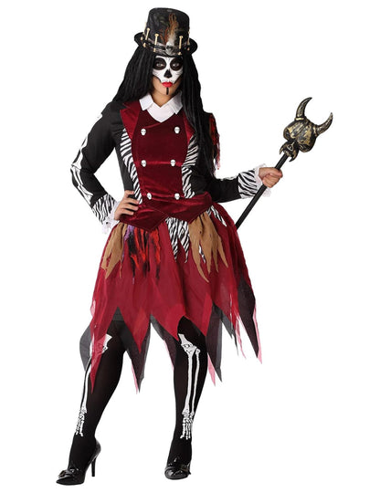 Vaudou nő boszorkány álcáz