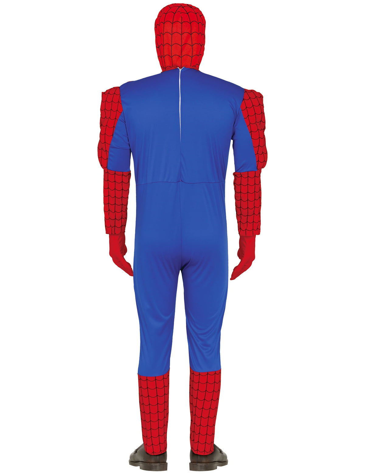 Vue de dos du déguisement Spiderbar avec lanceur de liquide