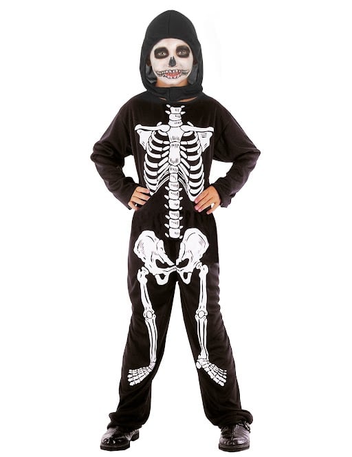 Halloween fiú csontváz álruhája