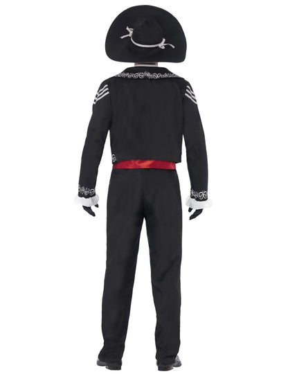 Mexikói csontváz álruhás ember dia de los muertos