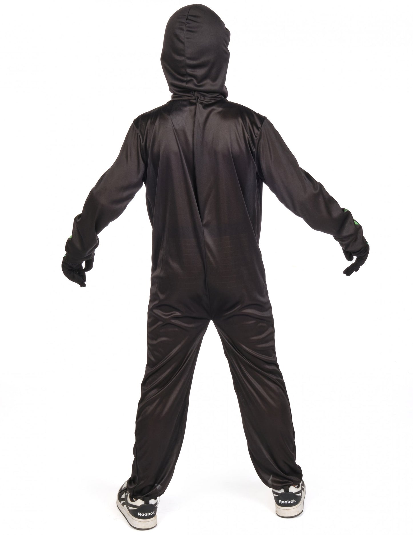 Hátulnézet a csontváz jelmez gyerekeknek