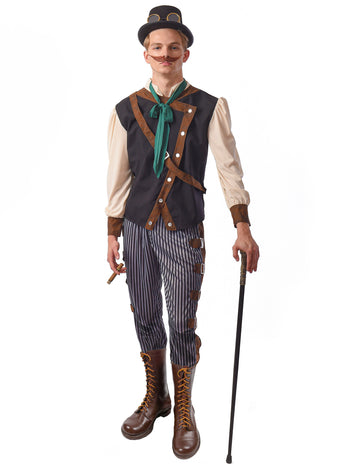 Steampunk dandy férfi álrizás