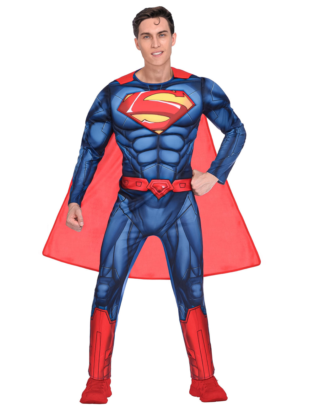 Déguisement Superman™ pour homme bleu et rouge avec cape