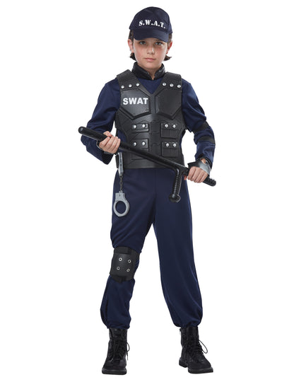 Swat luxus gyermek jelmez