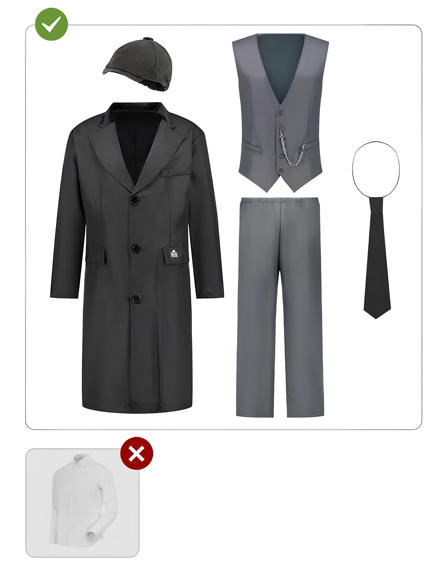 Tommy Shelby Peaky Blinders™ férfi jelmez 