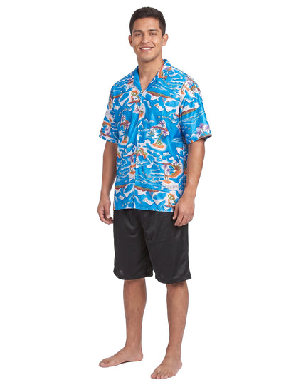 Hawaii turisztikai álruhás ember