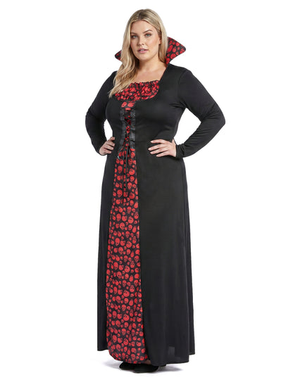 Déguisement vampire élégant grande taille femme