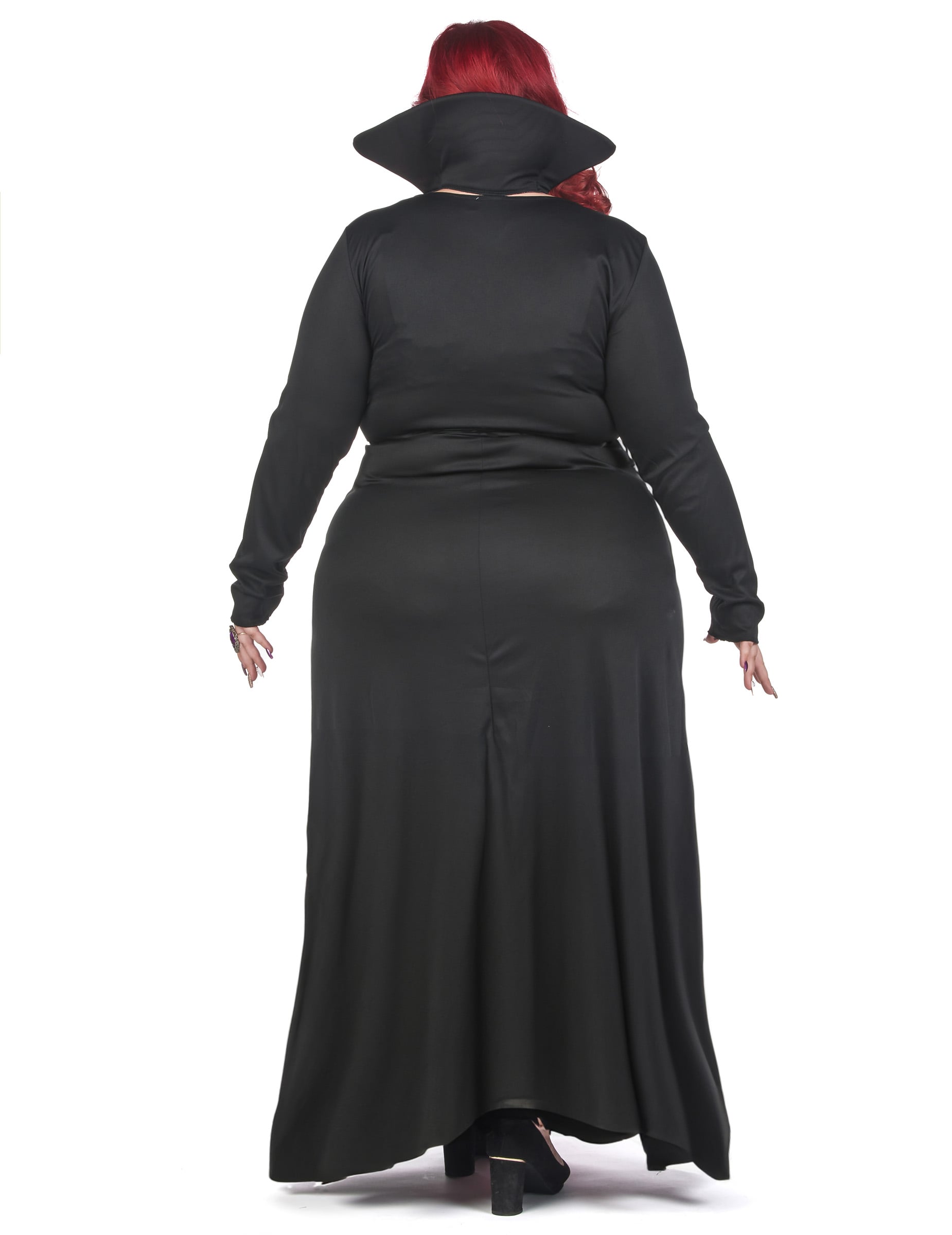 Vue de dos du déguisement de vampire élégant