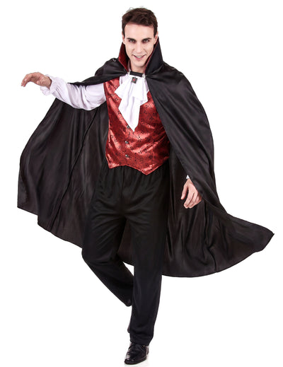 Halloween férfi vörös vámpír álruhája