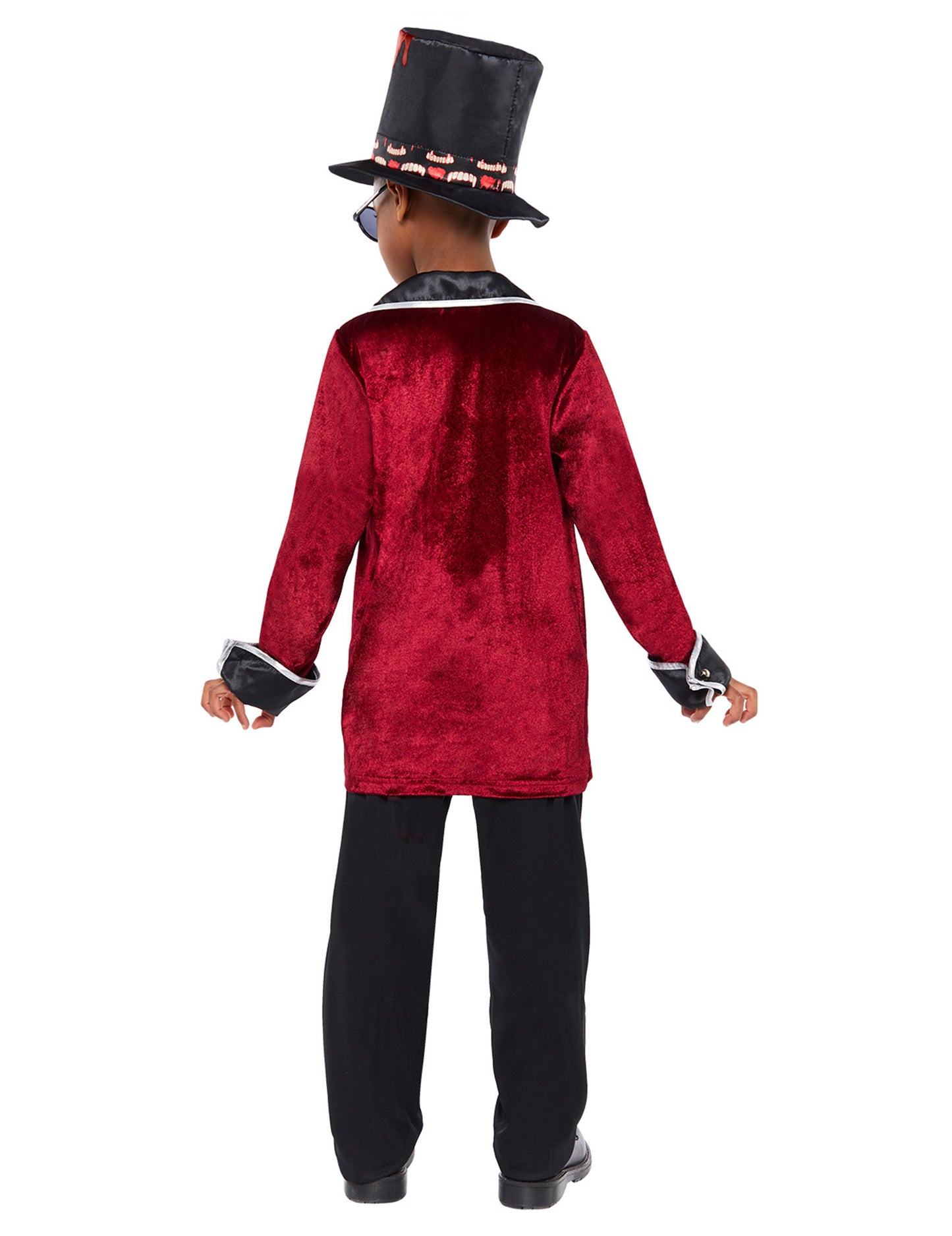 Gyerek szatén vámpír jelmez