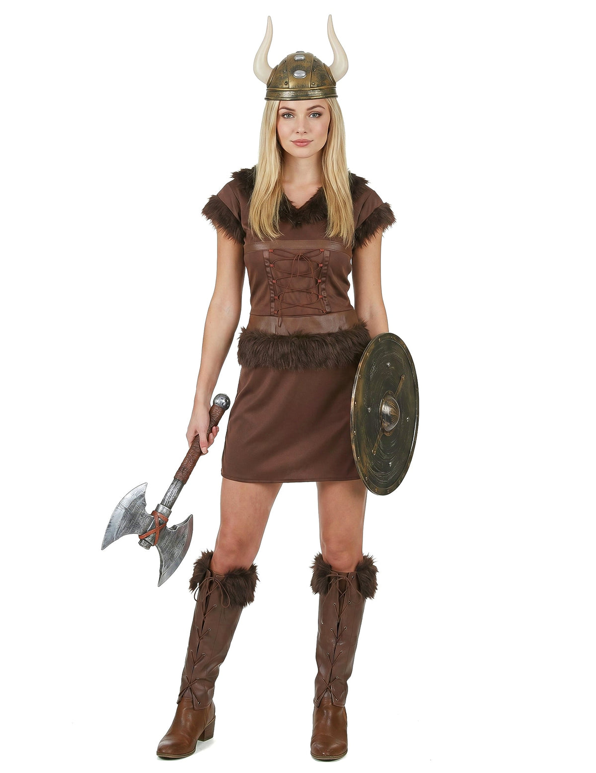 Viking jelmez szexi barna nő