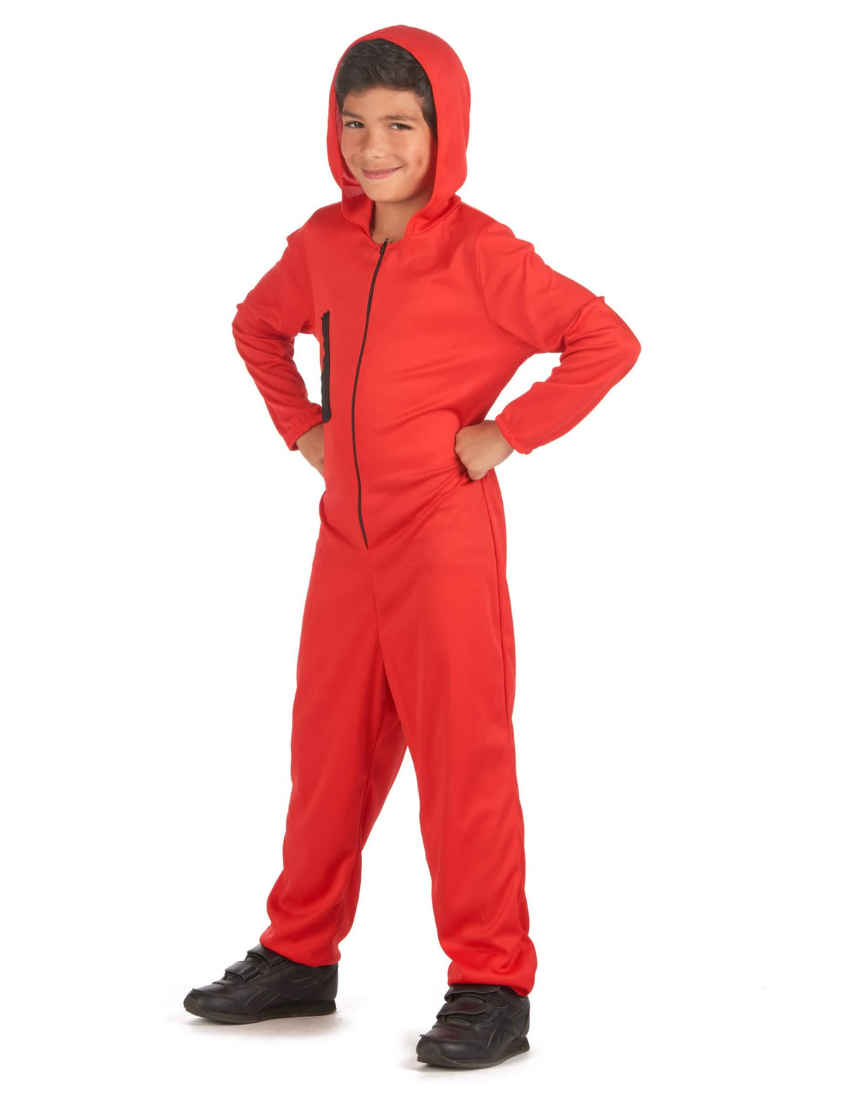 Kilátás a gyermek tolvajjelmez maszkja nélkül