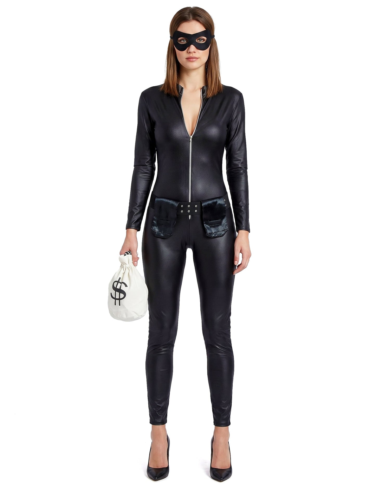 Déguisement voleuse masquée sexy femme