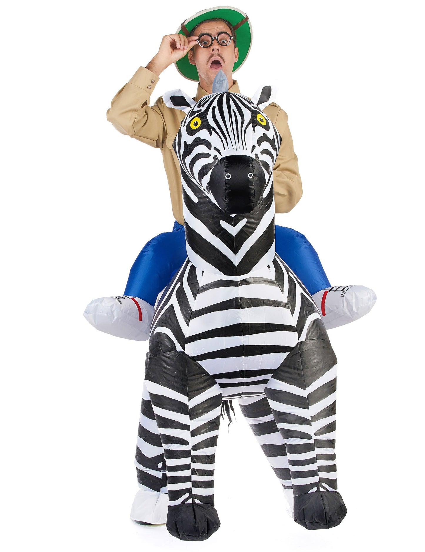 Felnőtt felfújható zebra jelmez