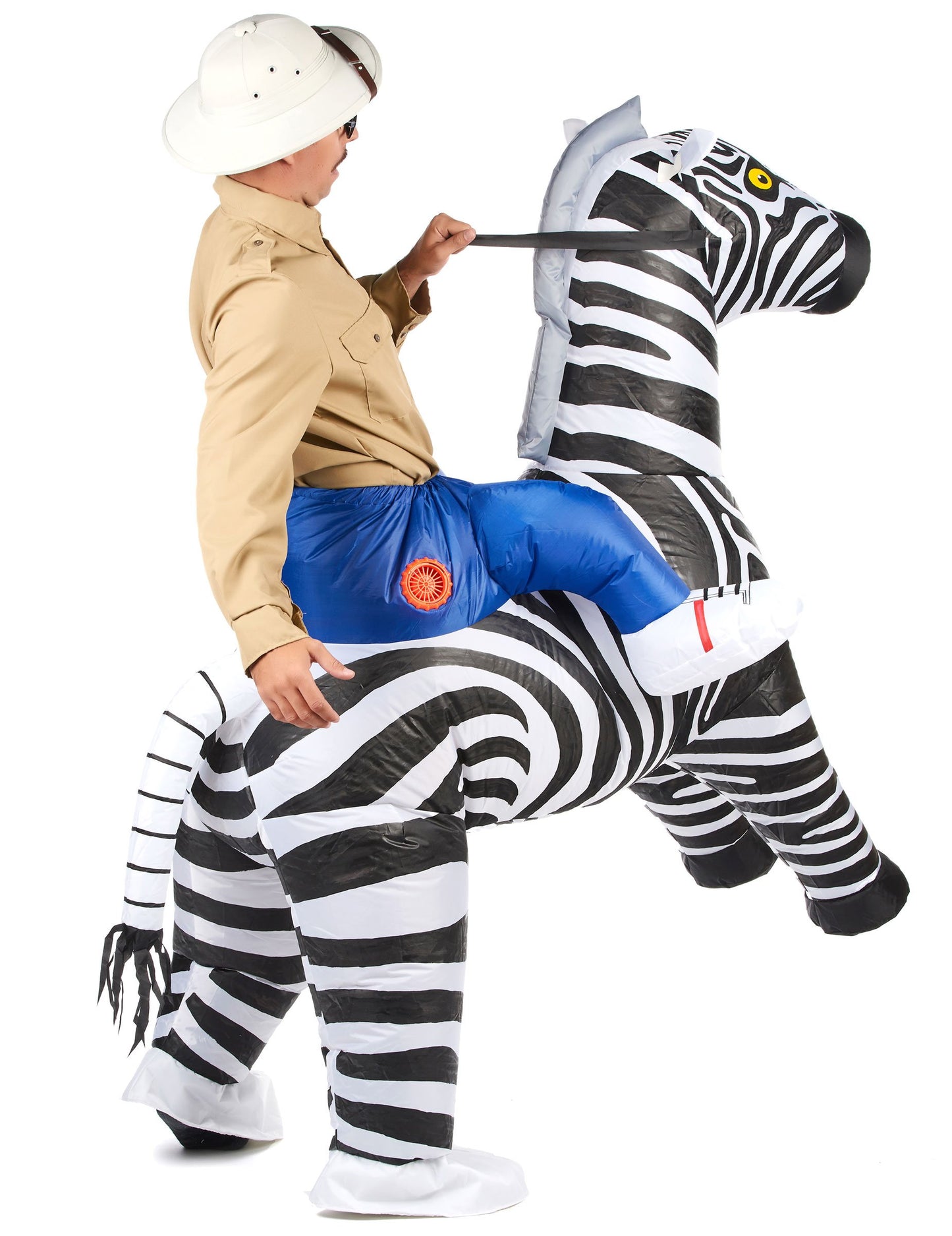 Felnőtt felfújható zebra jelmez