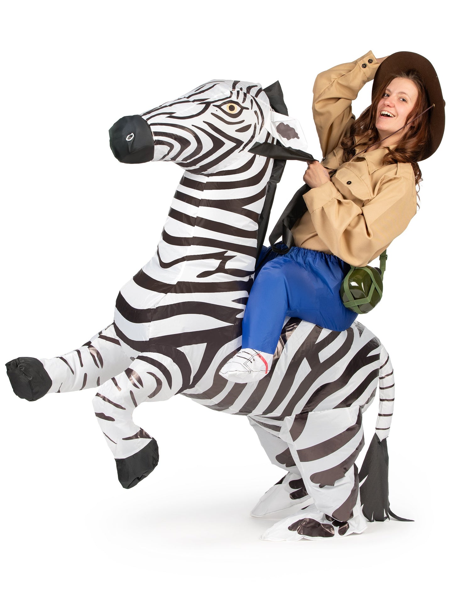 Felnőtt felfújható zebra jelmez
