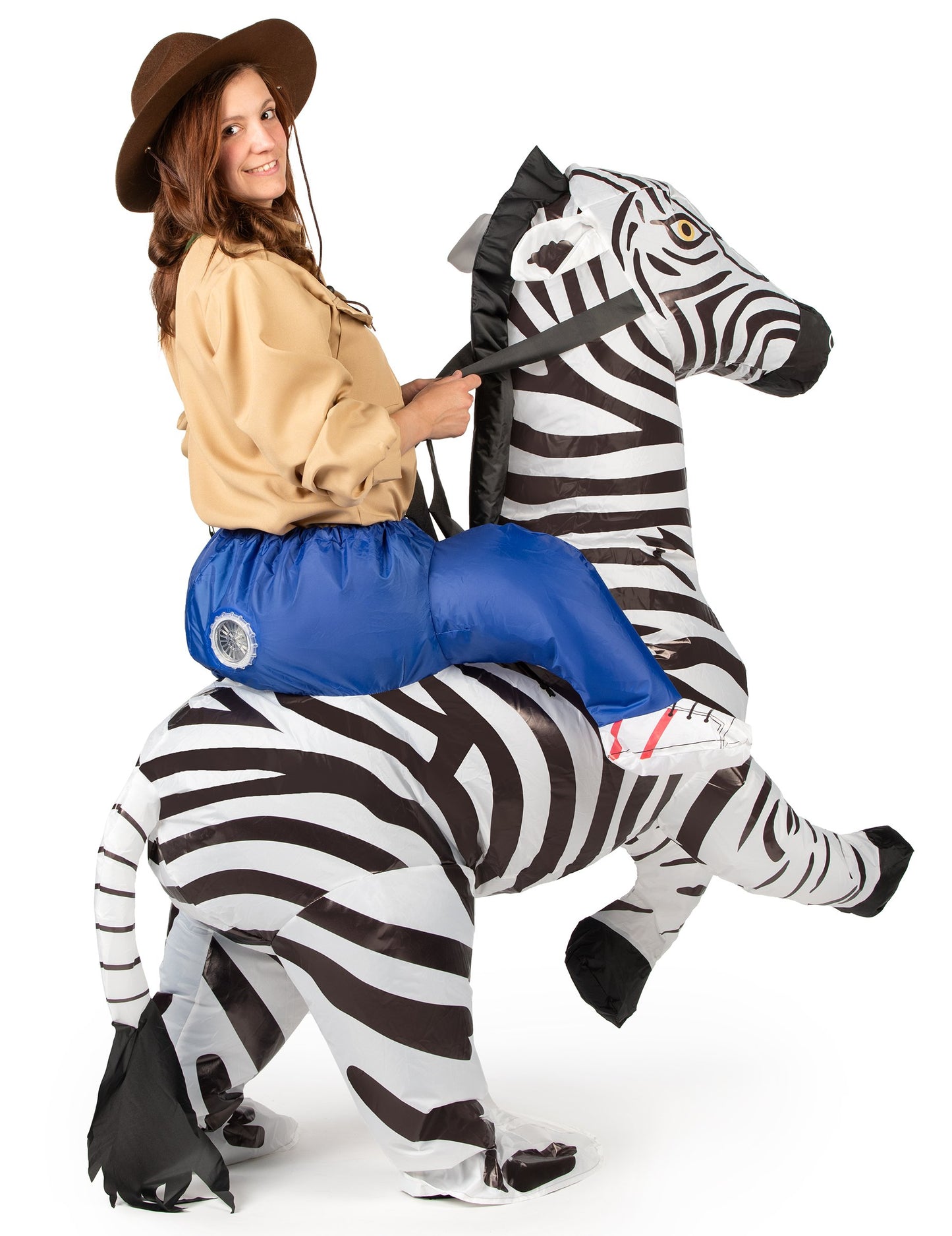 Felnőtt felfújható zebra jelmez