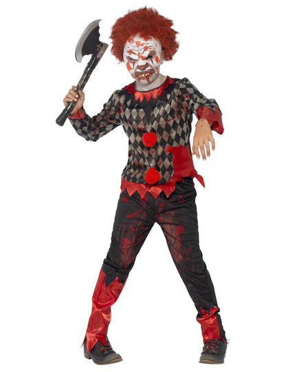 Halloween gyermek bohóc zombi jelmez