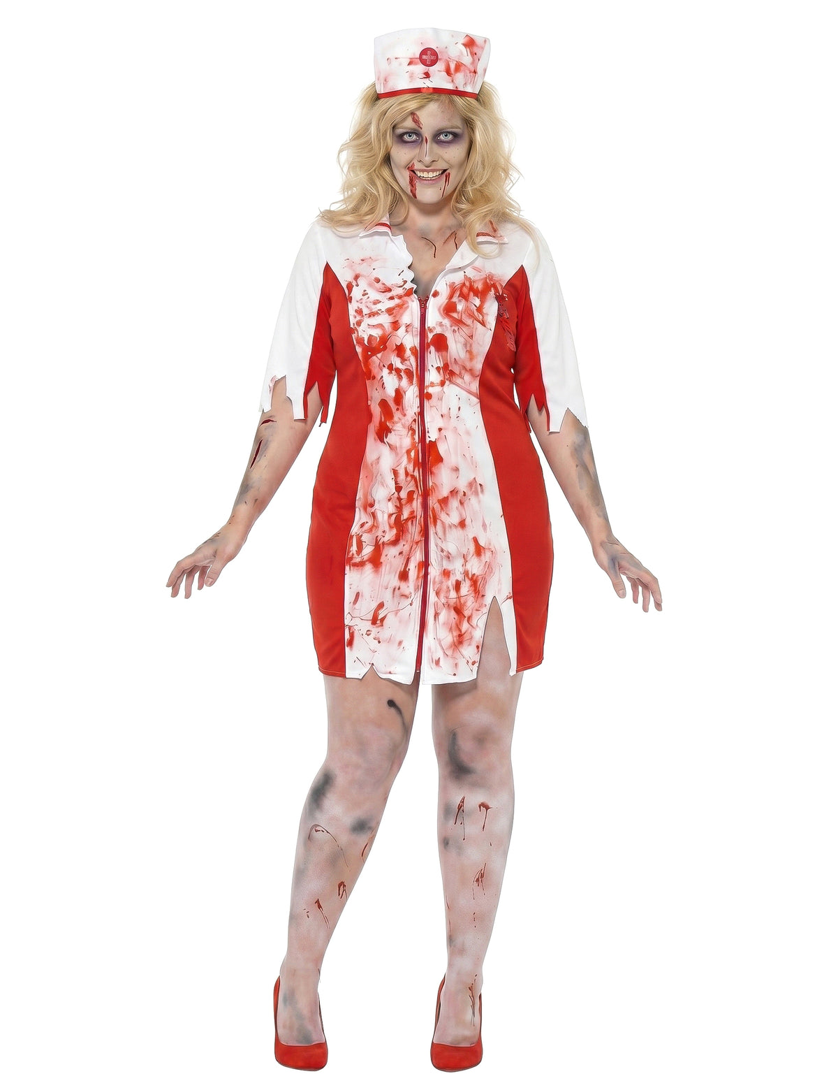 Halloween nagy méretű zombi -szellőző zombi álruhás
