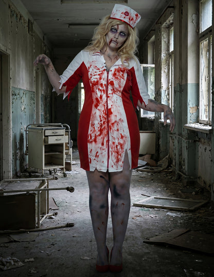 Halloween nagy méretű zombi -szellőző zombi álruhás