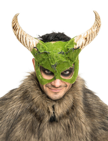 Szarvas Szörnyeteg Félálarc Habhatással