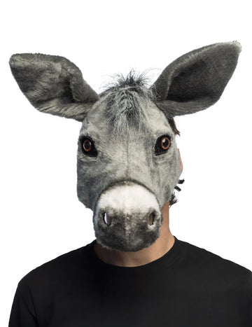 Plüss félálarc szamár felnőtteknek 