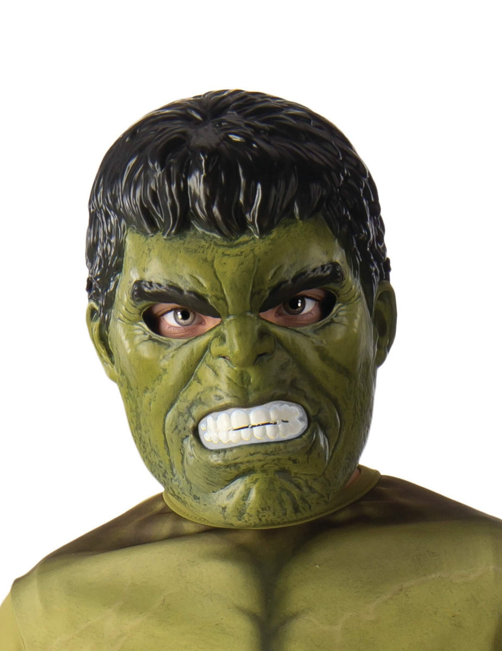 Hulk félarcú maszk gyermek zöld