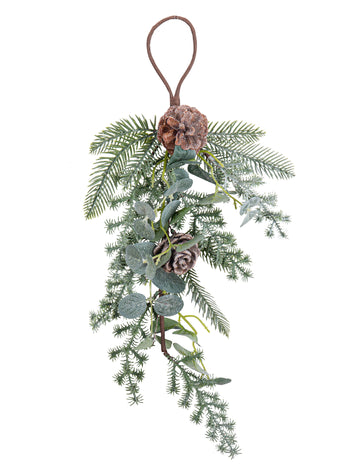 Fenyő- és eukaliptusz girland 53 cm 